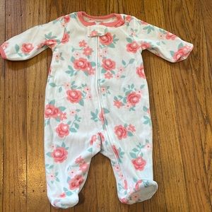 Fleece Carters Footies size 3 months
